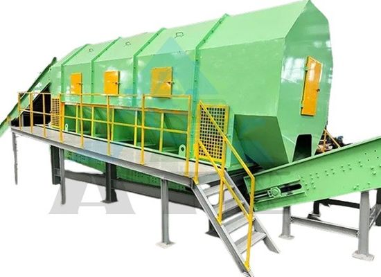 Усовершенствованная система отрицательного давления для сортировки отходов