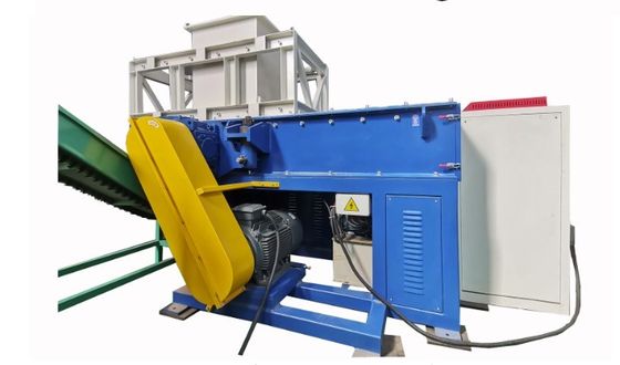 Одноствольные пластиковые пленки тканые пакеты Jumbo трубки кусок Shredder Machine для отходов пластика