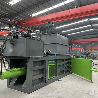 Плотность пластиковые бутылки упаковки упаковки автоматическая горизонтальная картона отходы картона бумаги прессы Балеровщик