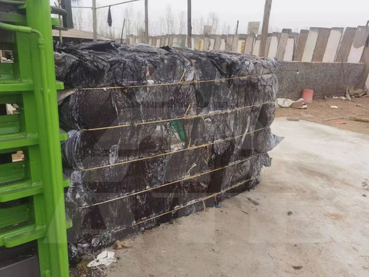 Плотность пластиковые бутылки упаковки упаковки автоматическая горизонтальная картона отходы картона бумаги прессы Балеровщик