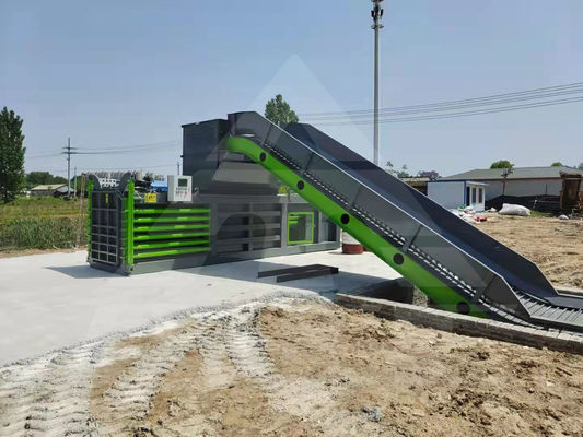 Плотность пластиковые бутылки упаковки упаковки автоматическая горизонтальная картона отходы картона бумаги прессы Балеровщик