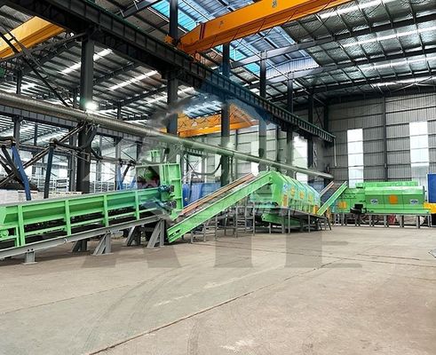 Автоматическая сортировочная линия для городских свалок мусора, утилизации твердых отходов, сортировочная машина
