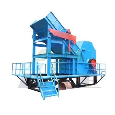 Легкая эксплуатация Заказ промышленный лом консервный дробилка Twin Shaft Shredder мощность kW 55