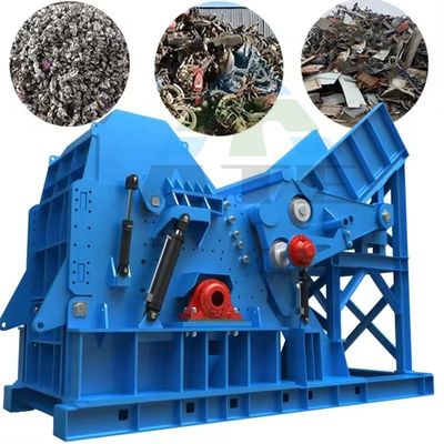 Легкая эксплуатация Заказ промышленный лом консервный дробилка Twin Shaft Shredder мощность kW 55