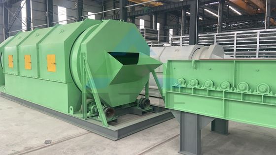 Продвинутая обработка отходов с помощью конвейерной линии Trommel Screen Conveyor Belt Line