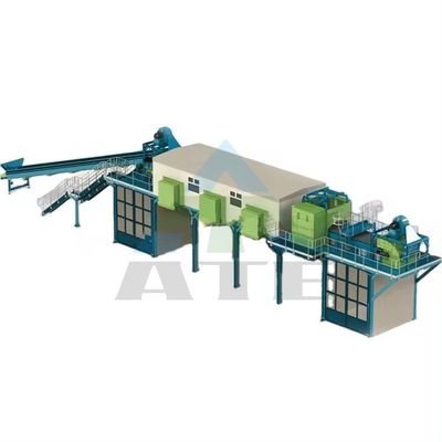 Продвинутая обработка отходов с помощью конвейерной линии Trommel Screen Conveyor Belt Line
