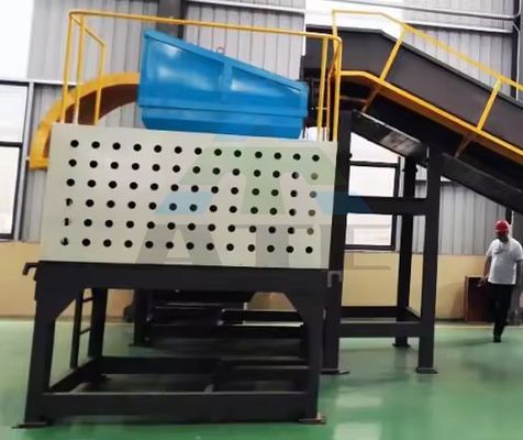 Удобная многофункциональная машина для дробления отходов шин для переработки пластика и металла