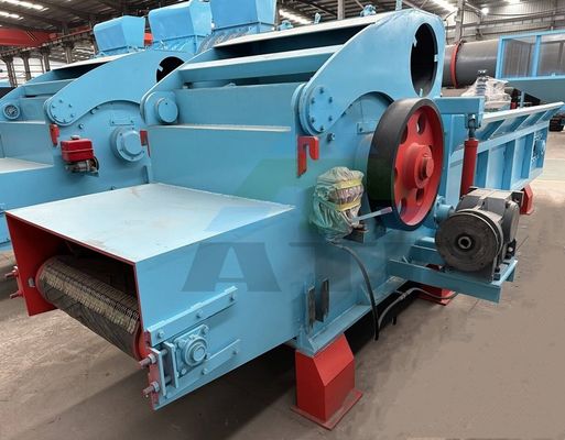 Скрап из древесины Горизонтальная дробилка для бамбуковых ветвей и бревен в деревянной ферме