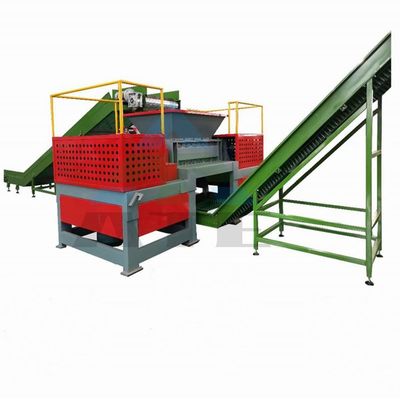 Пластиковая деревянная мелкая сумка Автомобильный стальной дробилки Shredder с двуствольными лезвиями и ножами