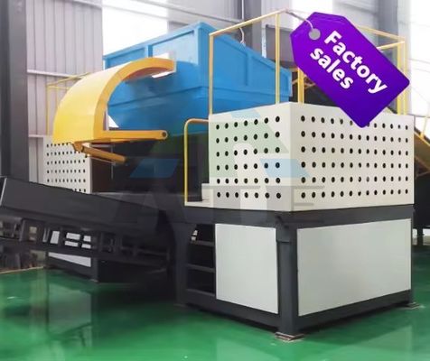 Пластиковая деревянная мелкая сумка Автомобильный стальной дробилки Shredder с двуствольными лезвиями и ножами