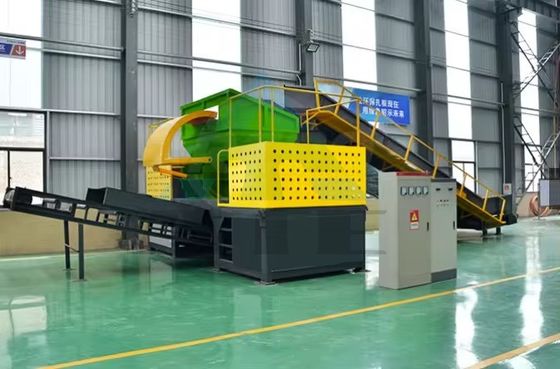 Пластиковая деревянная мелкая сумка Автомобильный стальной дробилки Shredder с двуствольными лезвиями и ножами