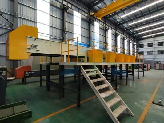 Платформа для ручной сортировки отходов в энергетической добыче