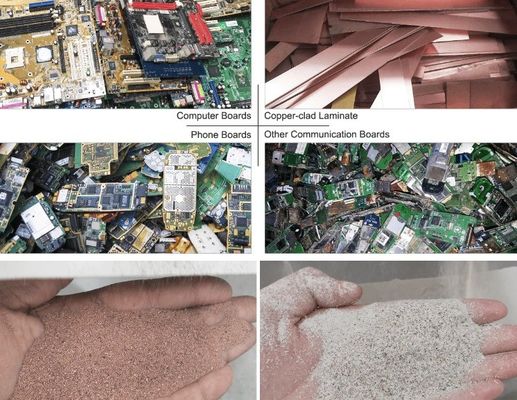 Полностью автоматическая линия электронных отходов для переработки материнской платы и металлургии