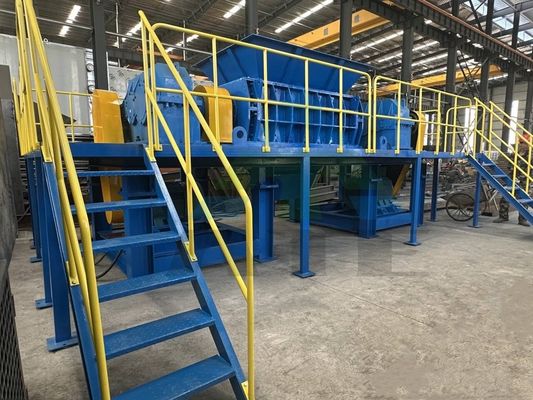 Сборщик отказов двойной шахты для резинового порошка и пластиковых отходов
