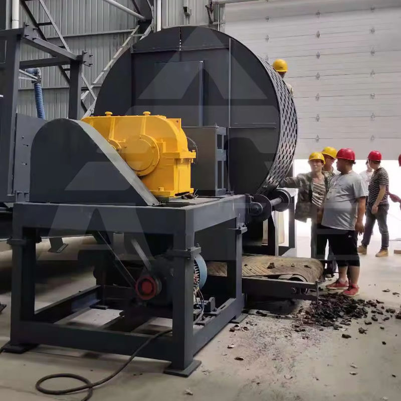 Большой двойной вал Shredder для отходов шин